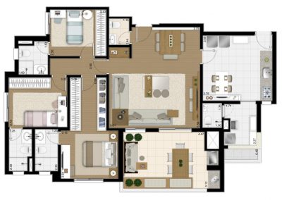 Planta opção – Finais 1 e 3